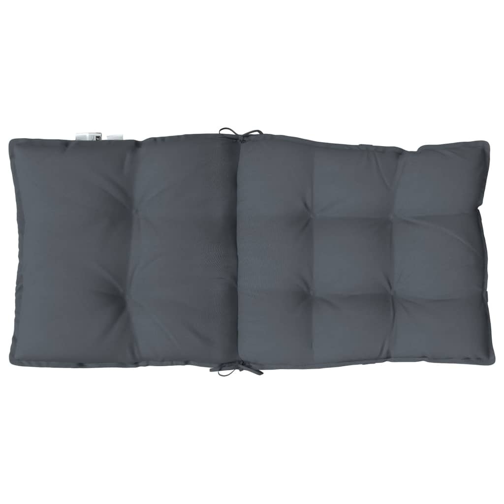 VidaXL Stoelkussens (6x) Antraciet - Lage Rug - 35% Korting!