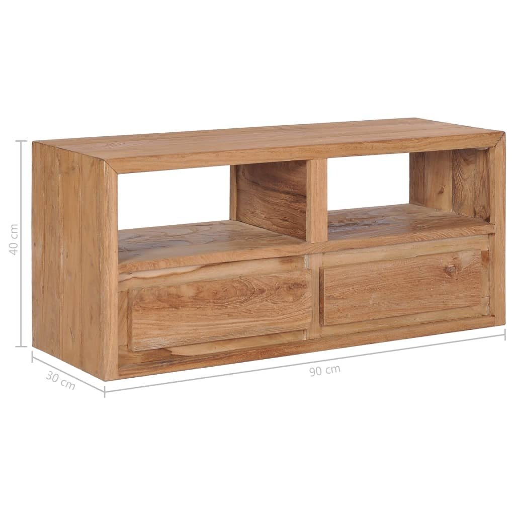 VidaXL Teak TV-Meubel 90cm - 35% Korting! Zo Goed Als Nieuw!