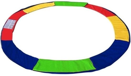 Trampoline Rand 366cm Regenboog - 50% Korting! (ZGAN)