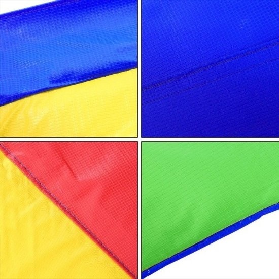 Trampoline Rand 366cm Regenboog - 50% Korting! (ZGAN)
