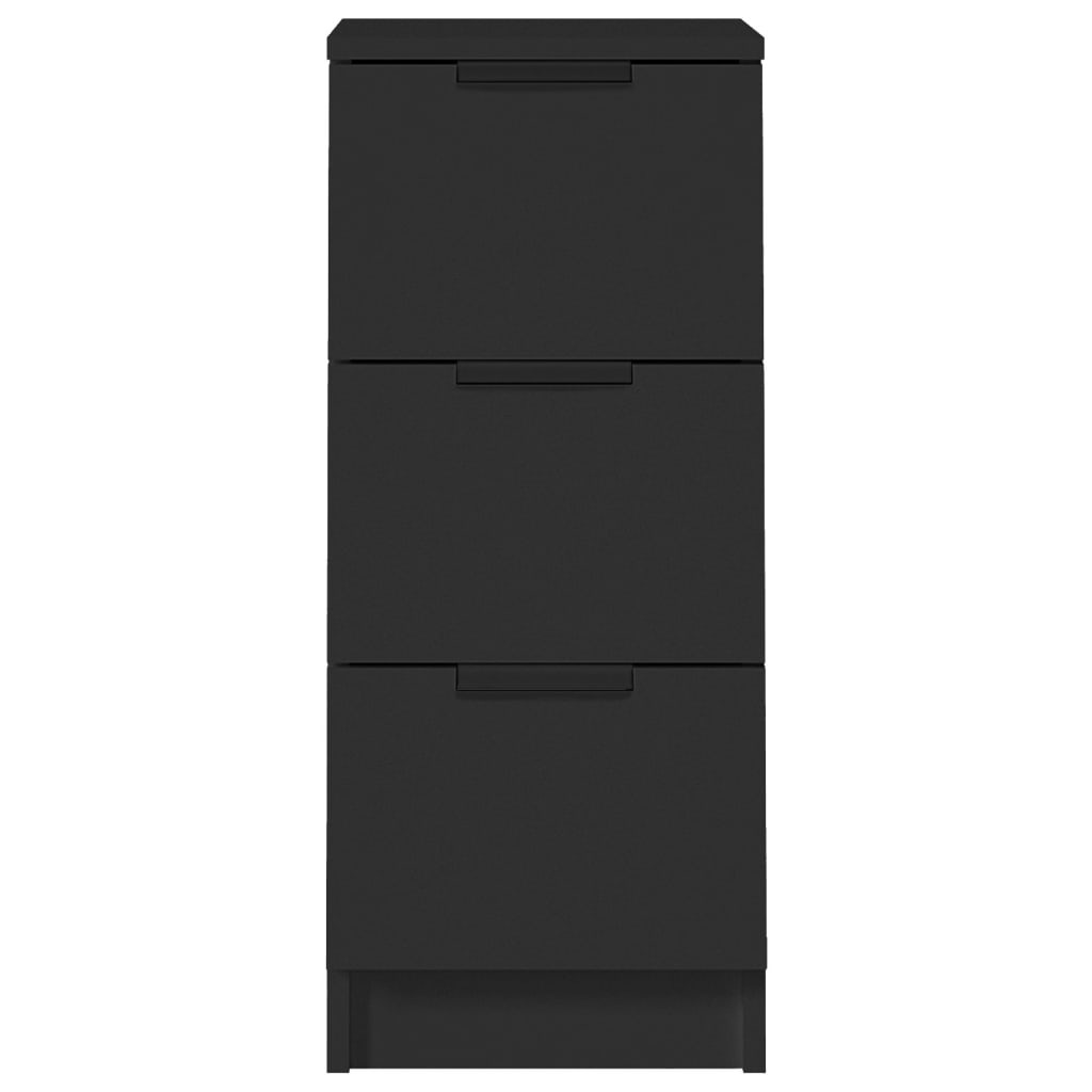 vidaXL Dressoirs (2x) Zwart 30x30x70cm - 42% Korting!