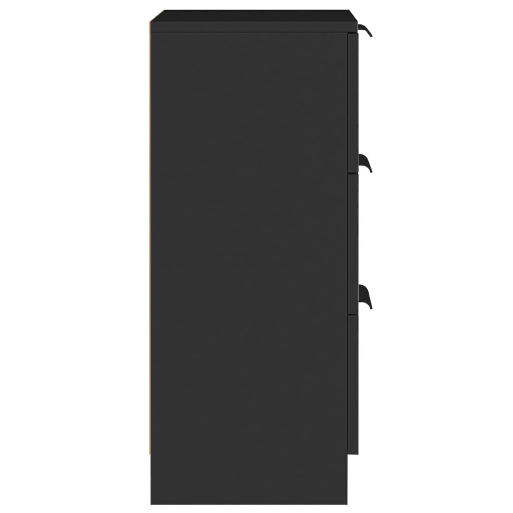 vidaXL Dressoirs (2x) Zwart 30x30x70cm - 42% Korting!