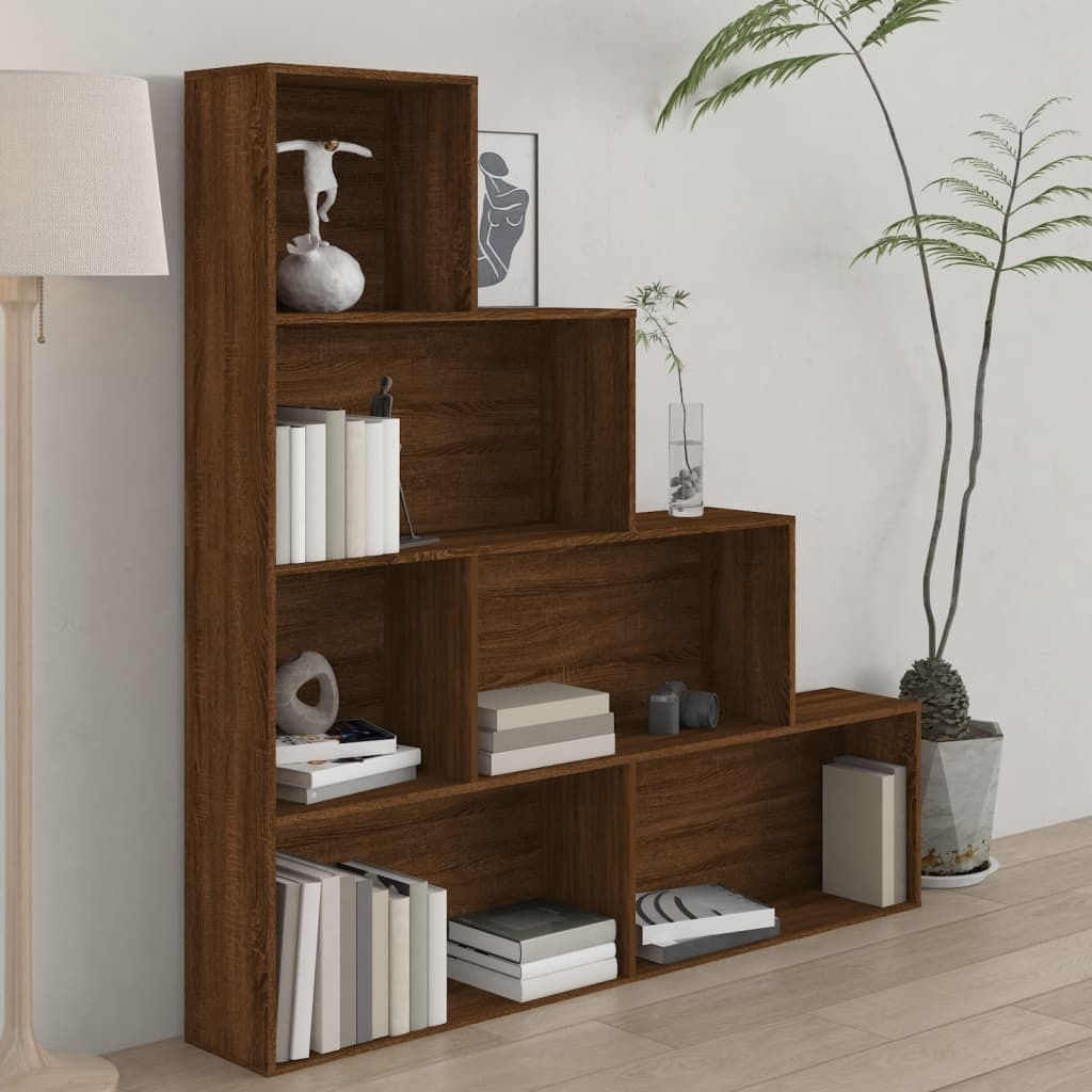 vidaXL Boekenkast Bruin Eiken - 155cm - 42% Korting!