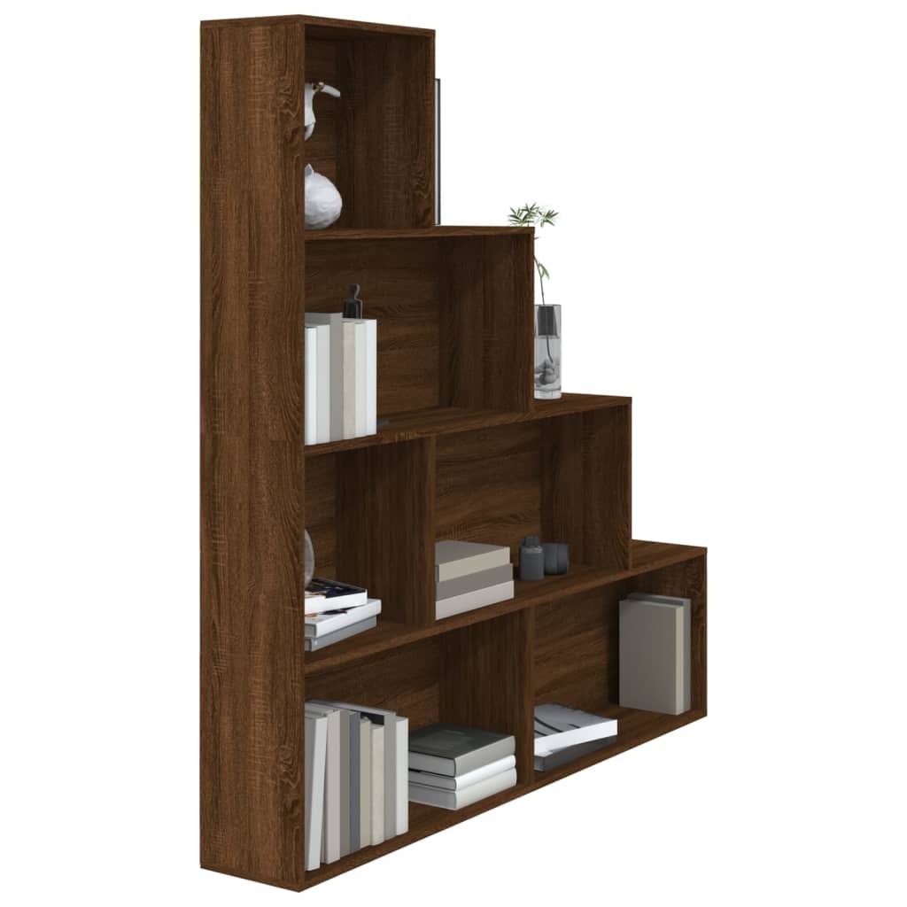 vidaXL Boekenkast Bruin Eiken - 155cm - 42% Korting!