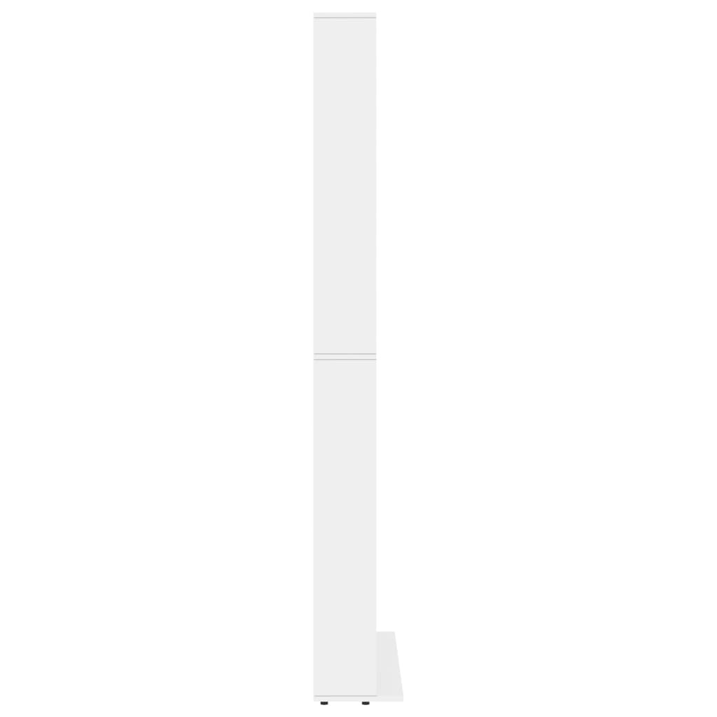 CD-kast Wit Bewerkt Hout 102cm - 47% Korting!