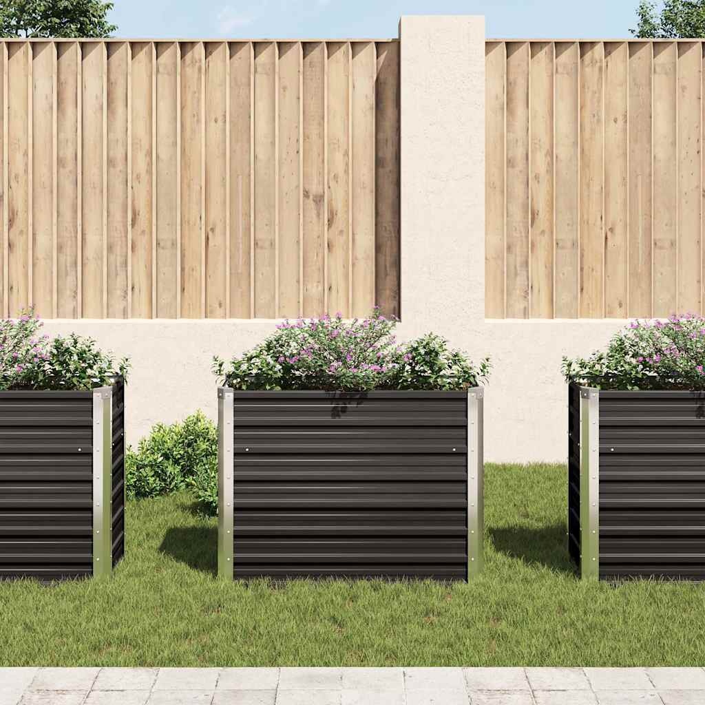 VidaXL Verhoogde Plantenbak Antraciet 100x40x77cm - 35% Korting!