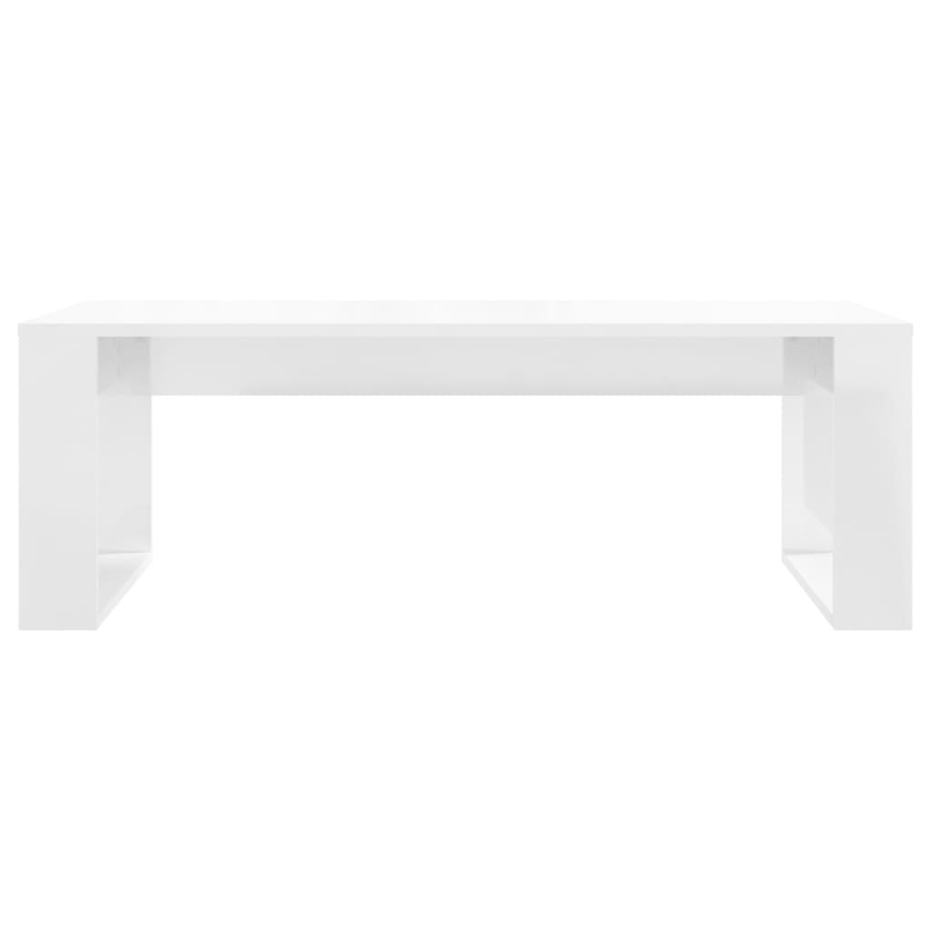 Salontafel Hoogglans Wit 102cm - 35% Korting!