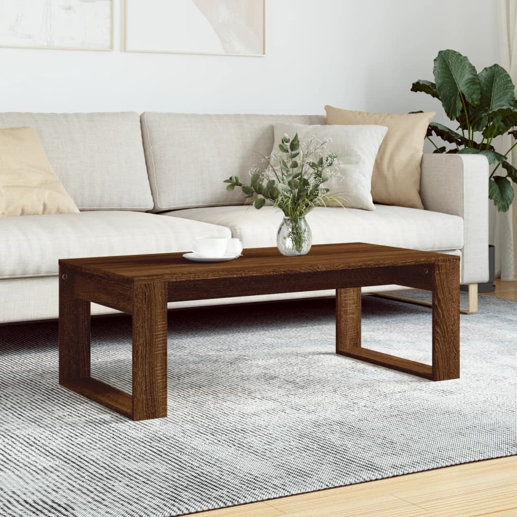 Salontafel Bruin Eiken 102cm - 35% Korting!