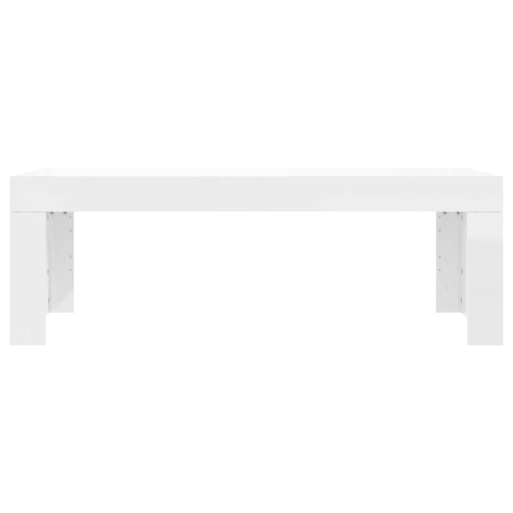 vidaXL Salontafel Wit Hoogglans - 102cm - 35% Korting!