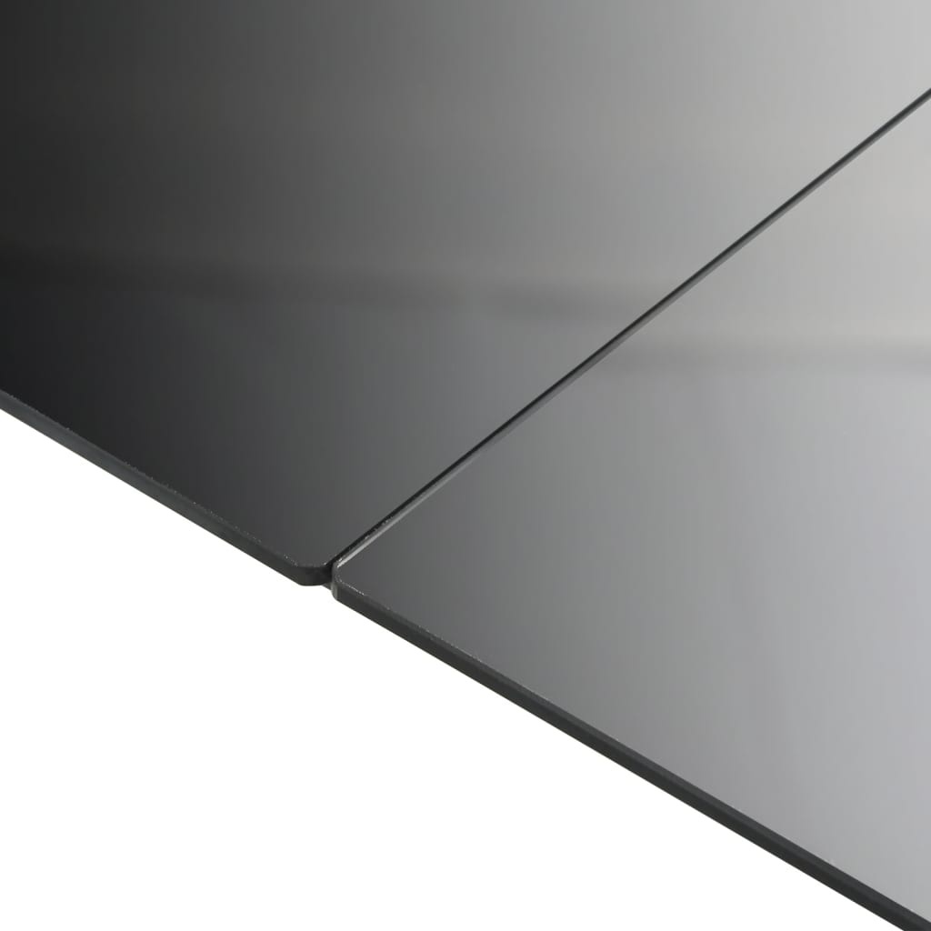 vidaXL Tuintafel Zwart 190cm - 35% Korting!
