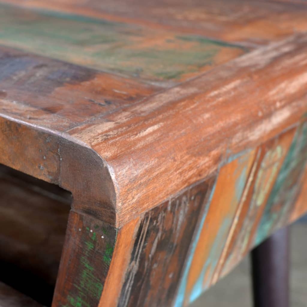 vidaXL Bureau Gerecycled Hout - 47% Korting! Uniek Item