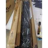 vidaXL Bedframe fluweel roze 80x200 cm