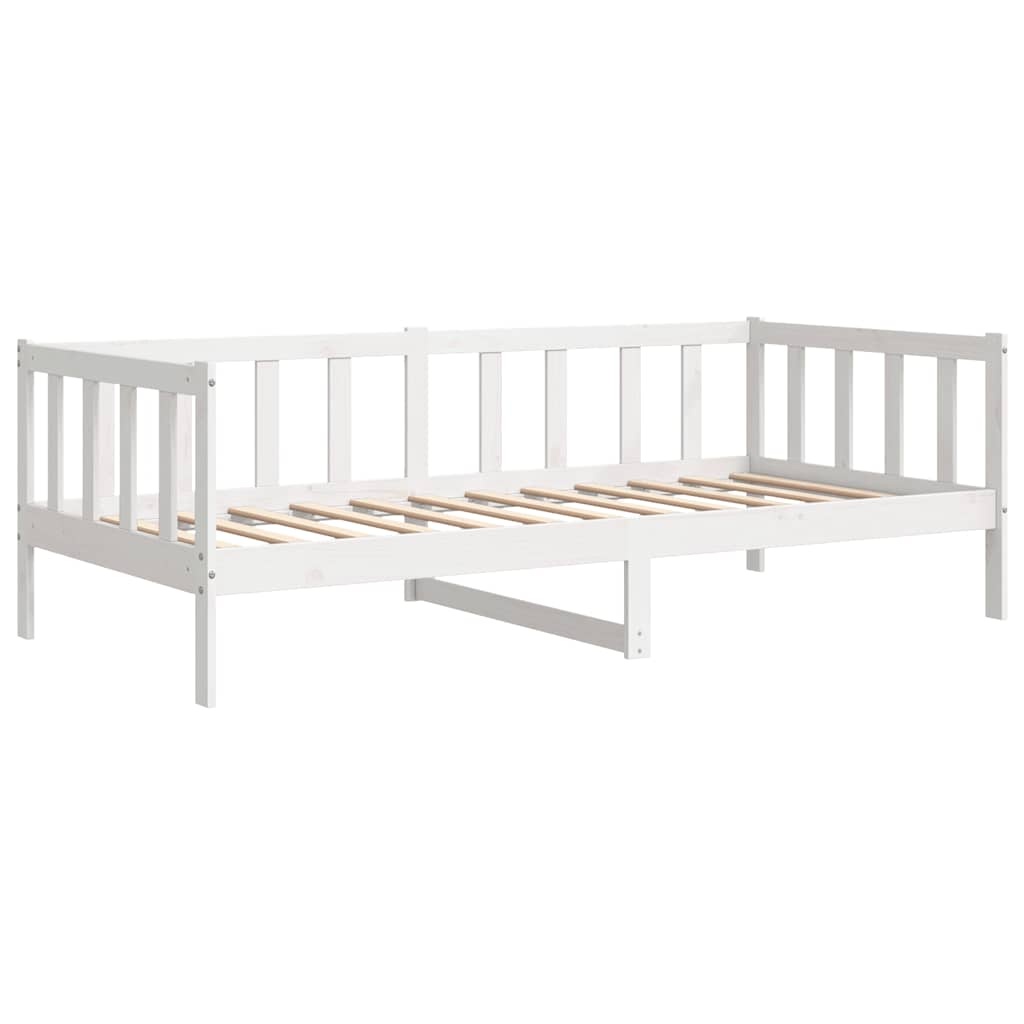 VidaXL Bedbank Grenenhout Wit 90x200 - 47% Korting!