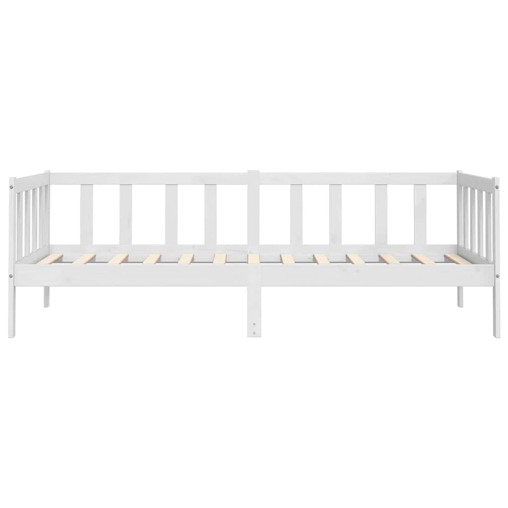 VidaXL Bedbank Grenenhout Wit 90x200 - 47% Korting!