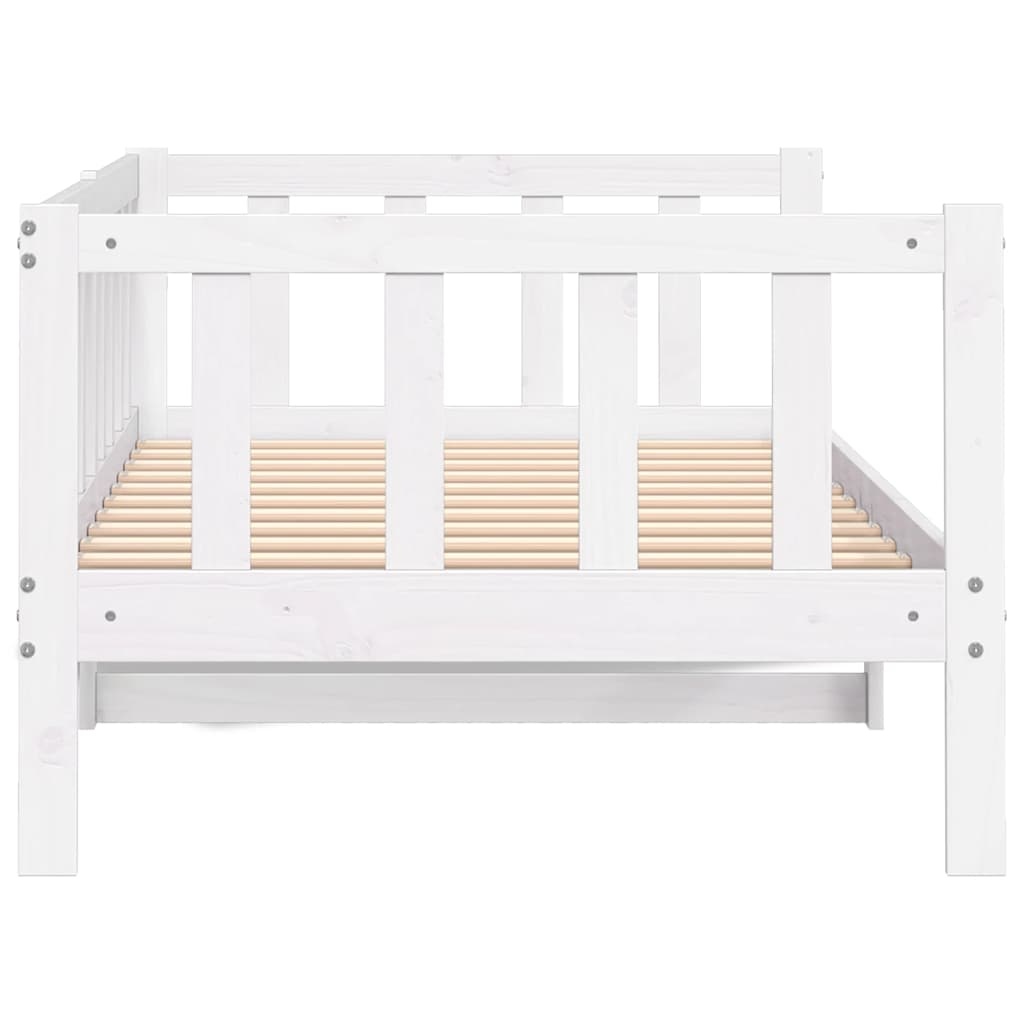VidaXL Bedbank Grenenhout Wit 90x200 - 47% Korting!