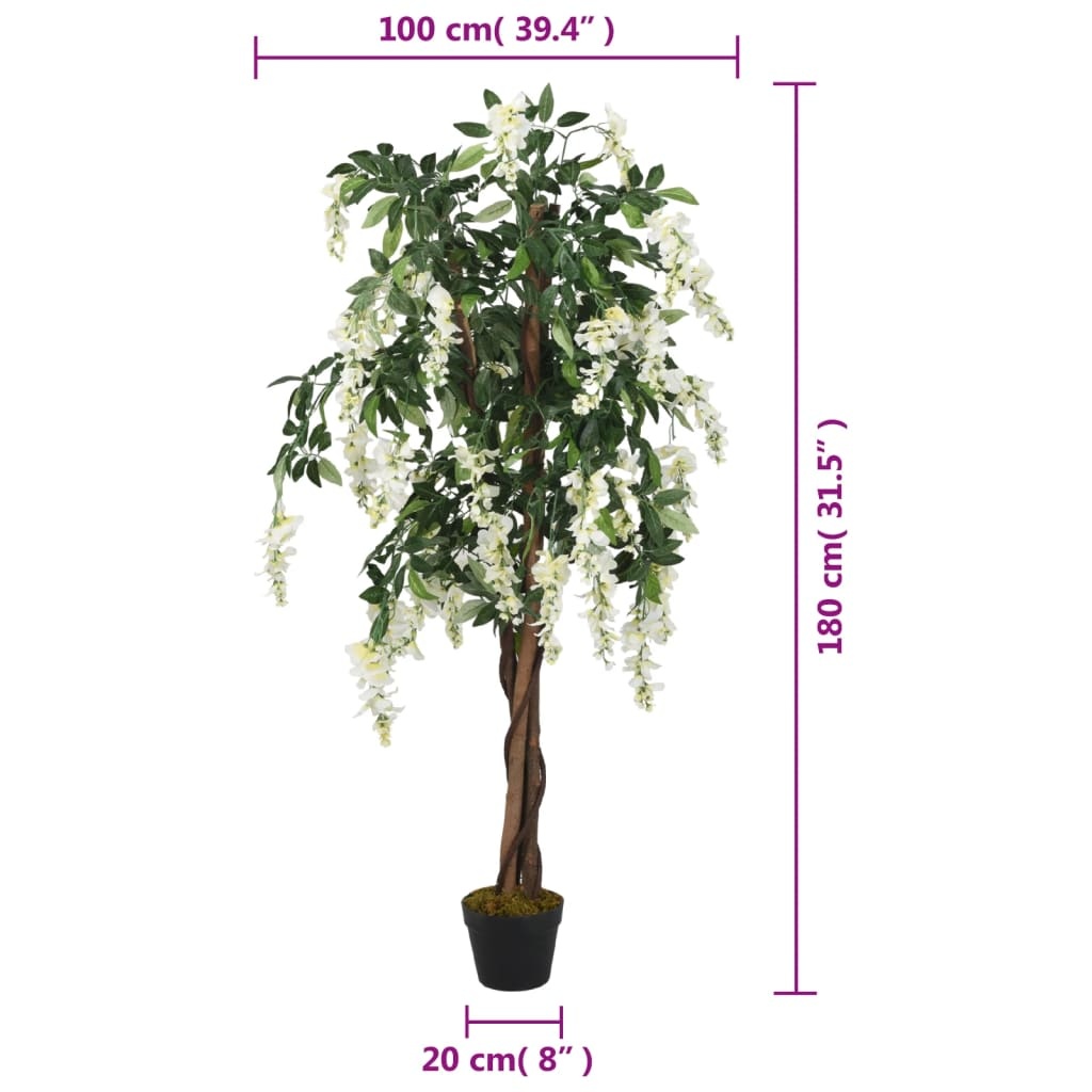 vidaXL Kunst Wisteria 180cm - 35% Korting! Prachtige Decoratie