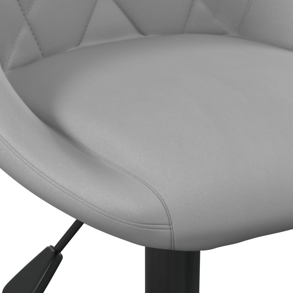VidaXL Barkrukken (2x) Lichtgrijs Fluweel -35%! Nieuwstaat