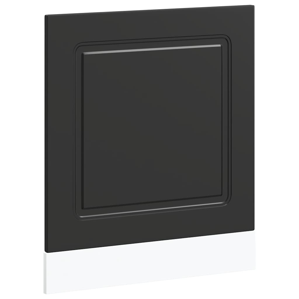 vidaXL Vaatwaspaneel Kalmar Zwart 60cm -35% Korting!