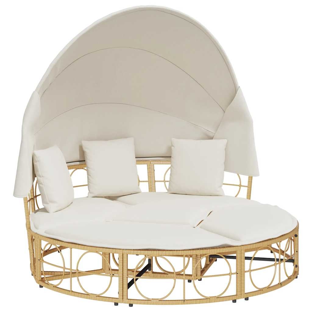 Loungebed met Luifel & Kussens - 35% Korting! (Retour)