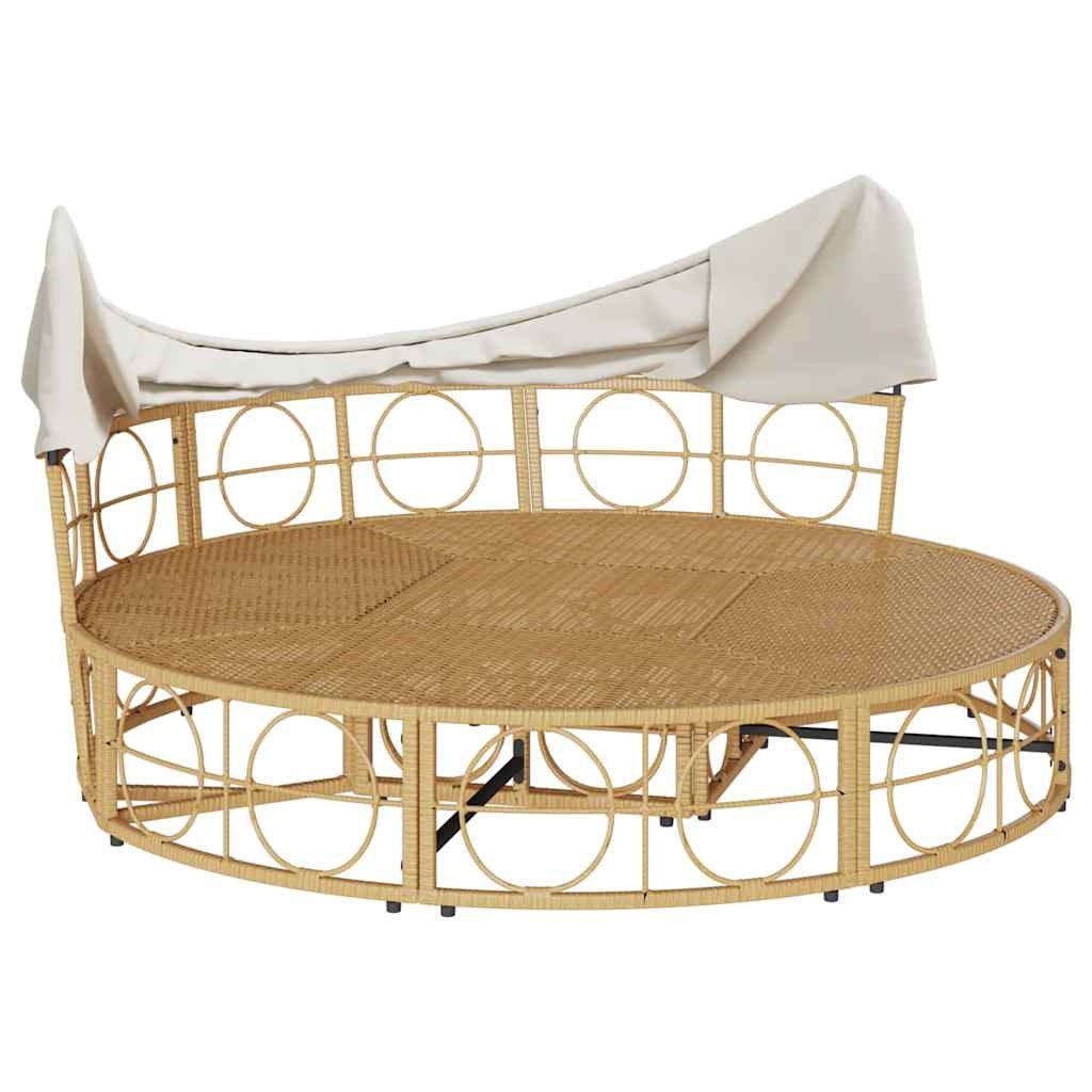 Loungebed met Luifel & Kussens - 35% Korting! (Retour)