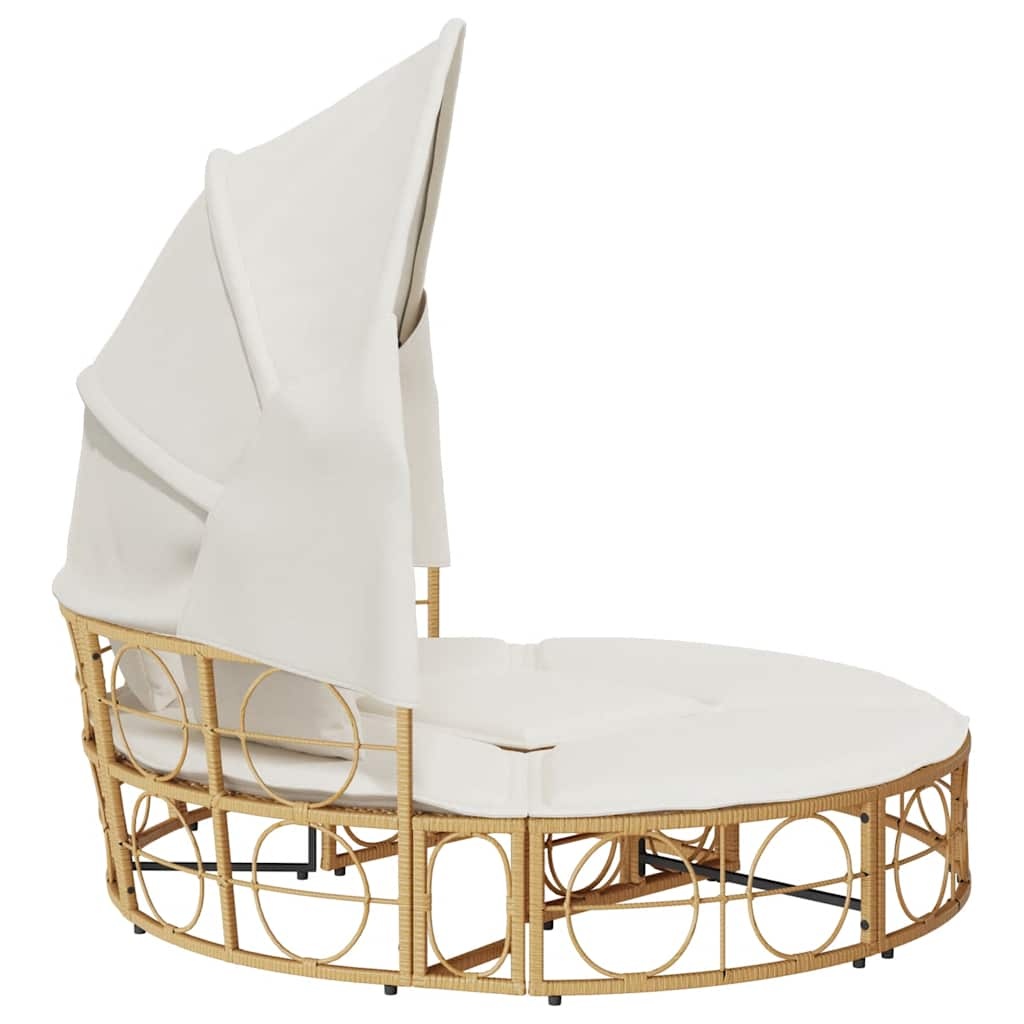 Loungebed met Luifel & Kussens - 35% Korting! (Retour)