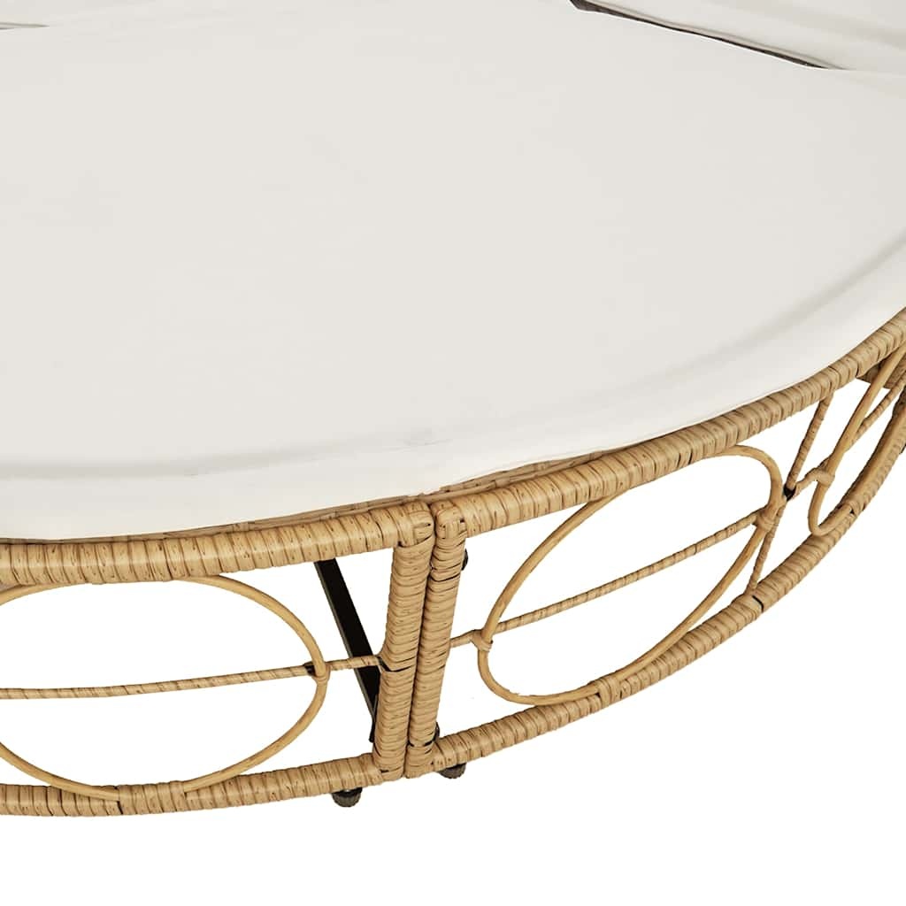 Loungebed met Luifel & Kussens - 35% Korting! (Retour)