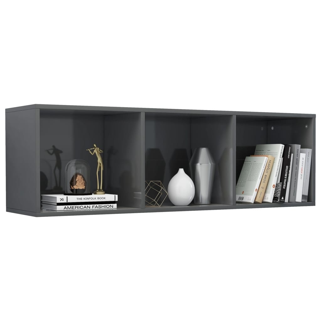 vidaXL Boekenkast/TV-Meubel Grijs 36x30x114cm - 35% Korting!