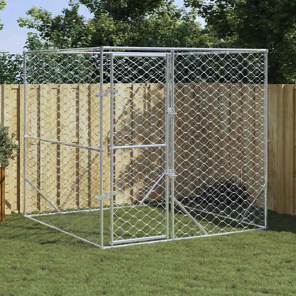 vidaXL Hondenkennel 2x2x2m Gegalvaniseerd - 35% Korting!