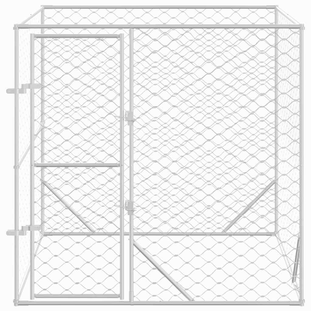 vidaXL Hondenkennel 2x2x2m Gegalvaniseerd - 35% Korting!