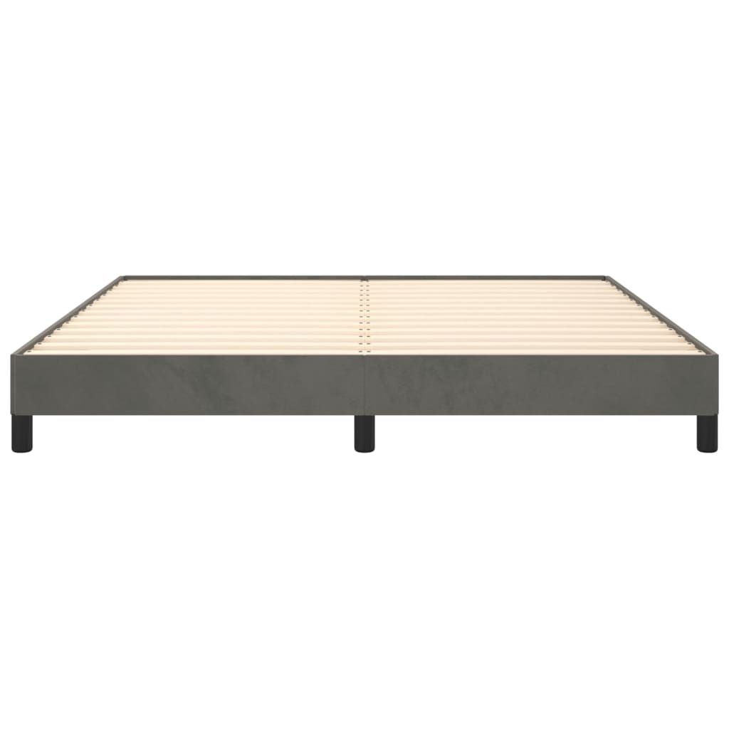 VidaXL Fluwelen Bedframe 180x200 Donkergrijs -35% Korting!