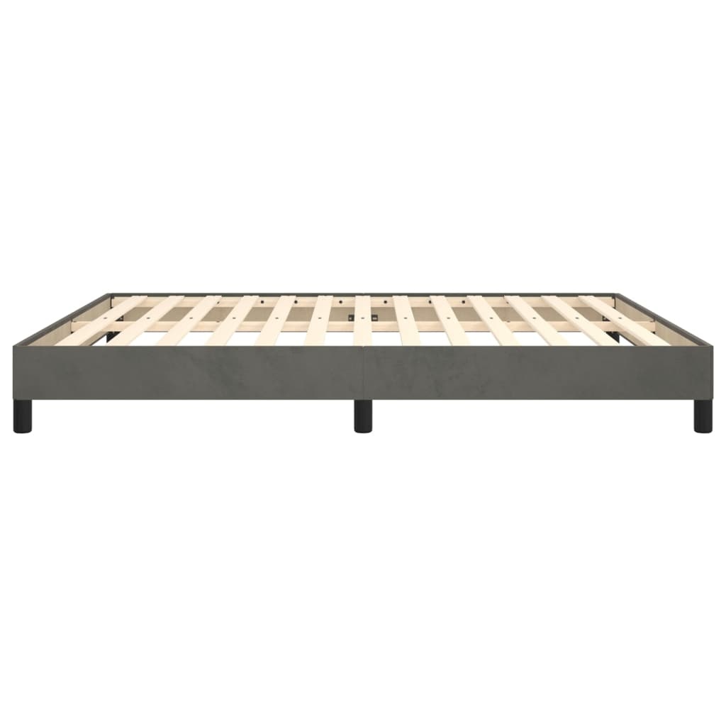 VidaXL Fluwelen Bedframe 180x200 Donkergrijs -35% Korting!