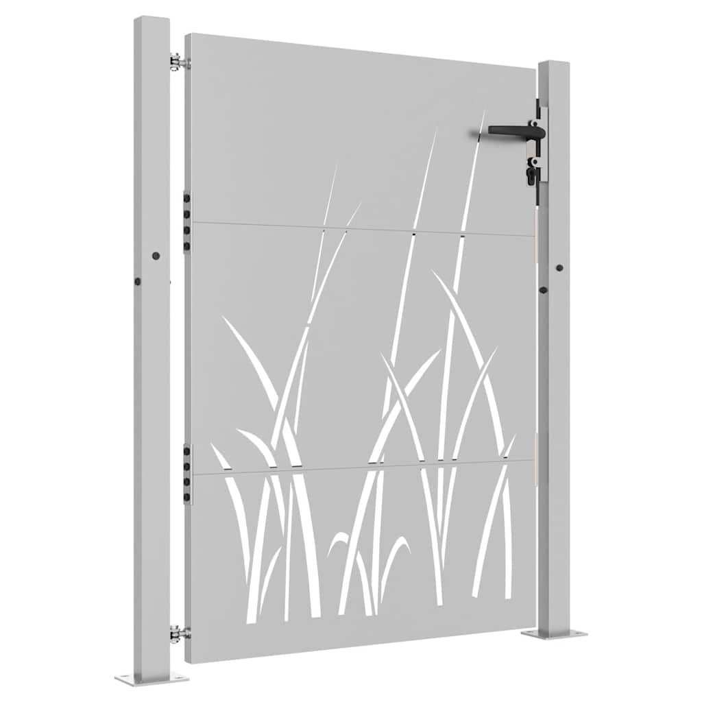 vidaXL Cortenstaal Poort 105x155cm - Gras Design - 35% Korting!