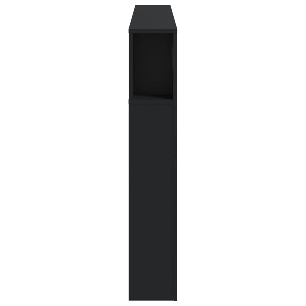 vidaXL LED Hoofdeinde 160cm Zwart - 47% Korting!