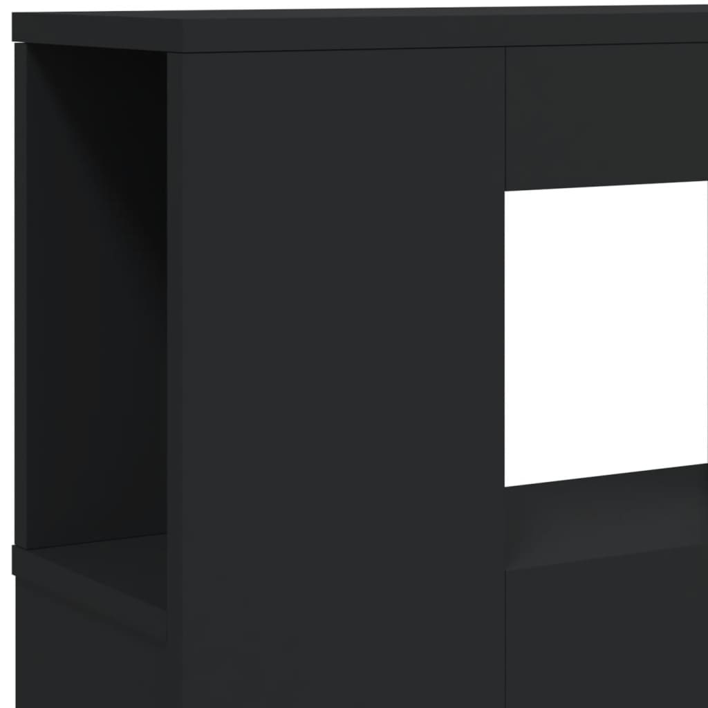 vidaXL LED Hoofdeinde 160cm Zwart - 47% Korting!