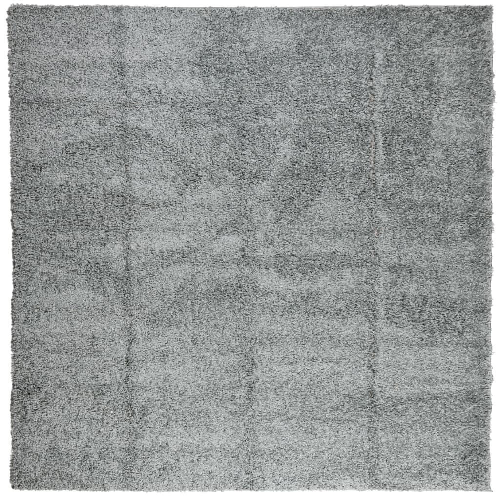 vidaXL Shaggy Vloerkleed 200x200 Groen -60%