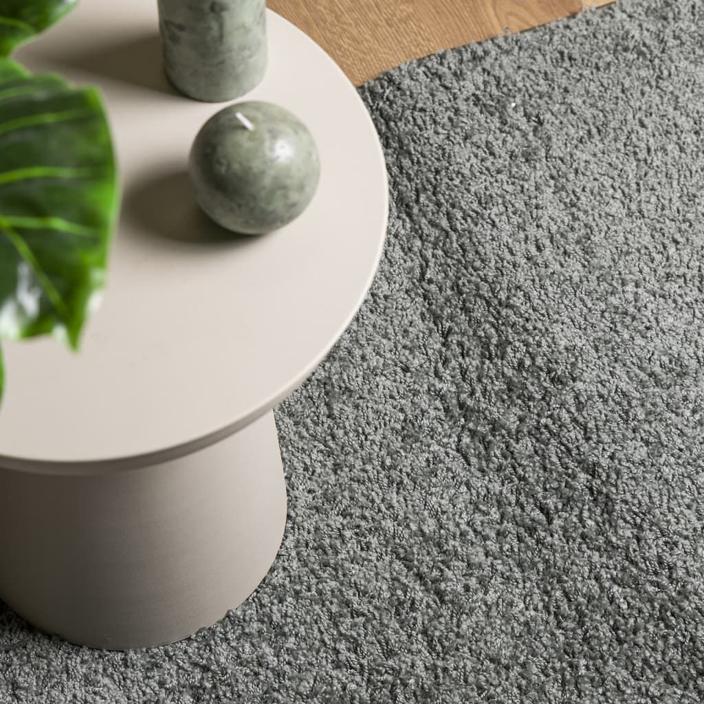 vidaXL Shaggy Vloerkleed 200x200 Groen -60%