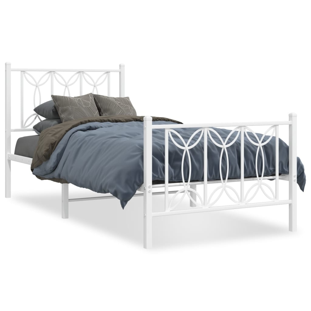 vidaXL Bedframe 80x200 cm Wit - Zo Goed Als Nieuw! 47% Korting
