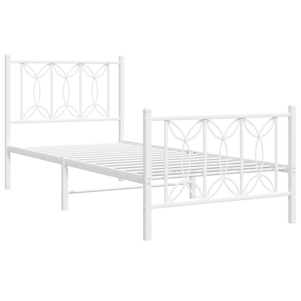 vidaXL Bedframe 80x200 cm Wit - Zo Goed Als Nieuw! 47% Korting