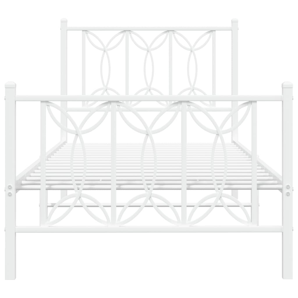 vidaXL Bedframe 80x200 cm Wit - Zo Goed Als Nieuw! 47% Korting
