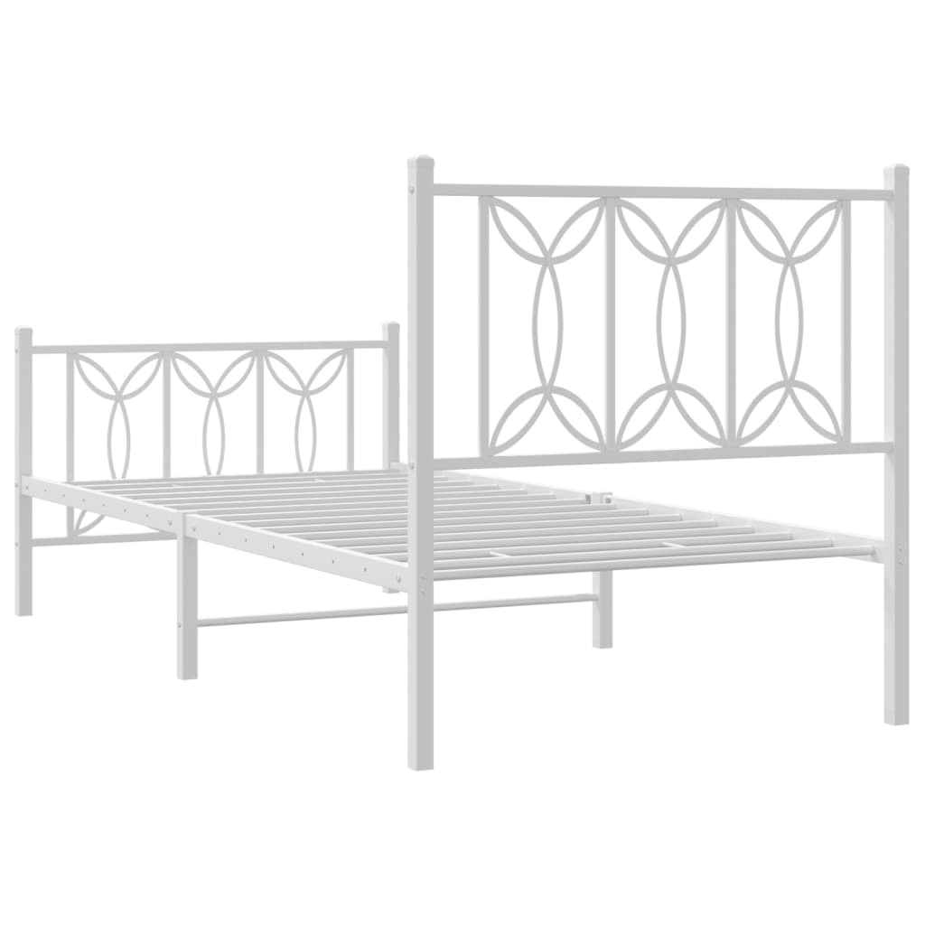 vidaXL Bedframe 80x200 cm Wit - Zo Goed Als Nieuw! 47% Korting