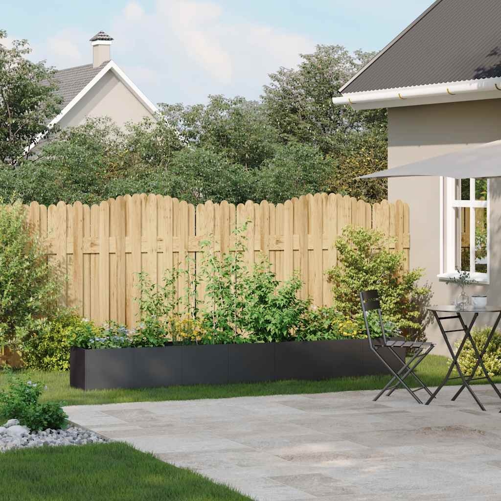 vidaXL Plantenbak 280cm Zwart - 35% Korting!