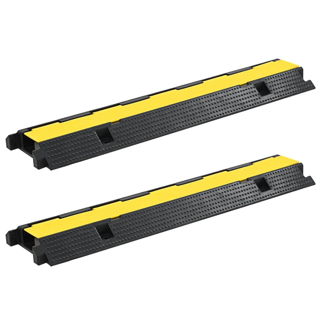 vidaXL Kabelbeschermer Drempel Rubber 2 st - 35% Korting!