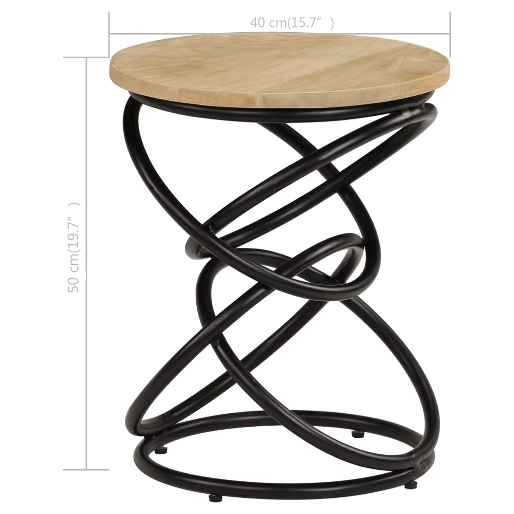 VidaXL Bijzettafel Mangohout 40x50cm -35% Korting!