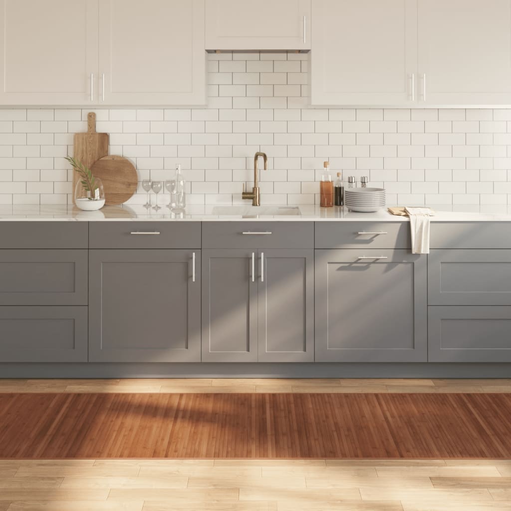 Bamboe Vloerkleed Bruin 80x300cm -42% Korting! Retourtje