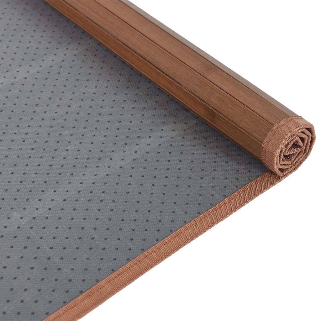 Bamboe Vloerkleed Bruin 80x300cm -42% Korting! Retourtje