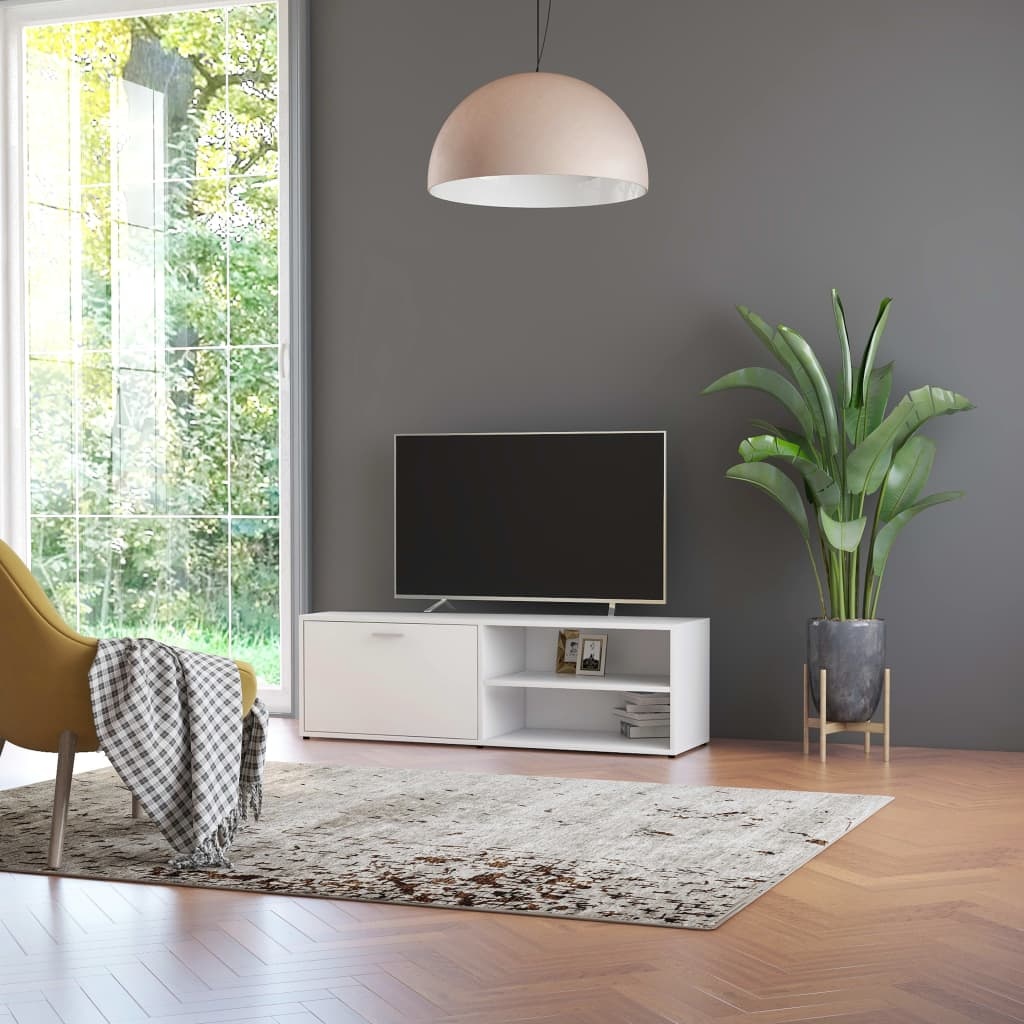 TV-meubel Wit 120cm - Kras, 50% Korting!