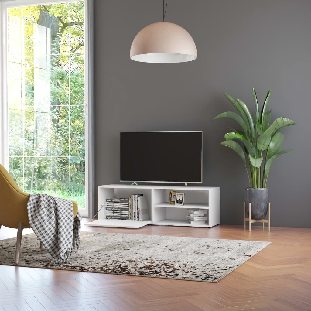 TV-meubel Wit 120cm - Kras, 50% Korting!