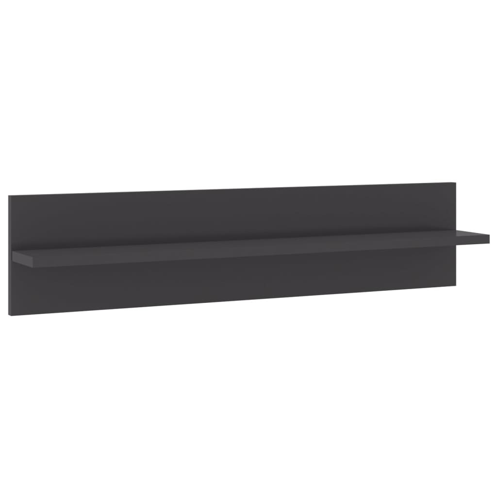 vidaXL Wandschappen 4 st. Grijs 80cm - 35% Korting!
