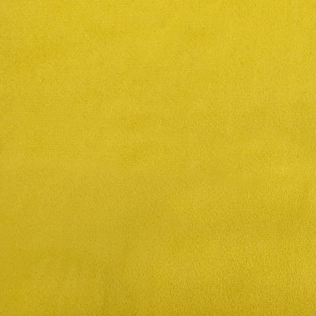 vidaXL Slaapbank Fluweel Geel 80x200 cm -35%! (Gebruikssporen)