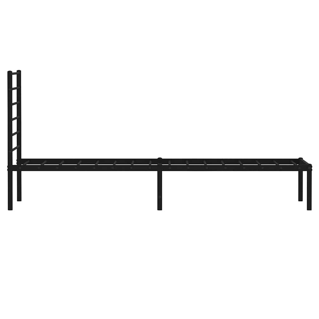 vidaXL Bedframe 100x200 cm Zwart - 35% Korting!